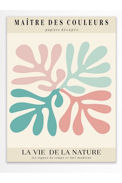Postifull Aesthetic Wall Painting - Wall Poster - Pastel Art Wall Decor - Frameless - Thick Coated Paper