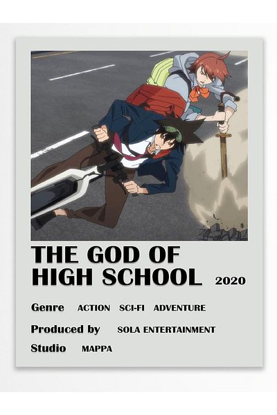 Postifull Αφίσα Anime - Χαρτί με χοντρή επίστρωση, διακόσμηση Duar χωρίς πλαίσιο