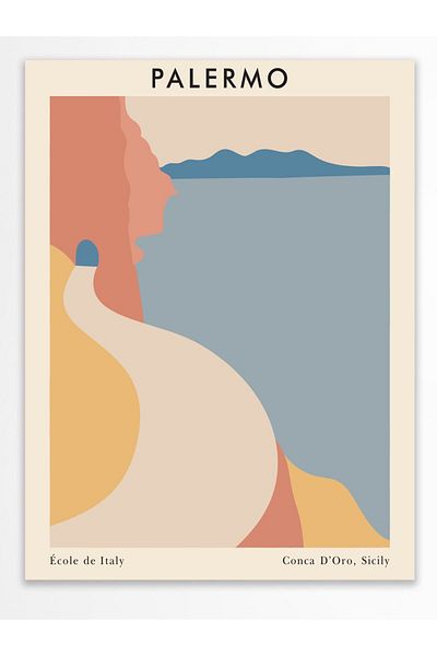 Postifull Aesthetic Wall Painting - Wall Poster - Pastel Art Wall Decor - Frameless - Thick Coated Paper