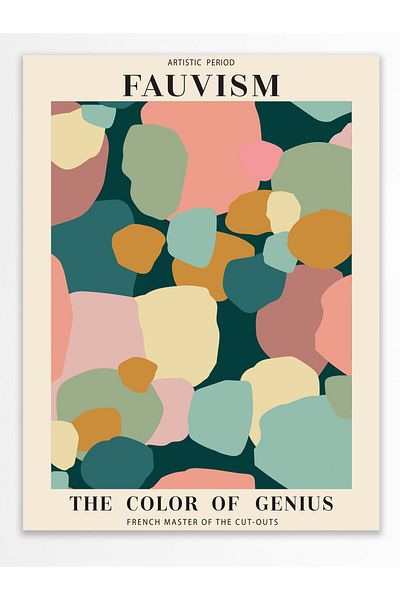 Postifull Aesthetic Wall Painting - Wall Poster - Pastel Art Wall Decor - Frameless - Thick Coated Paper