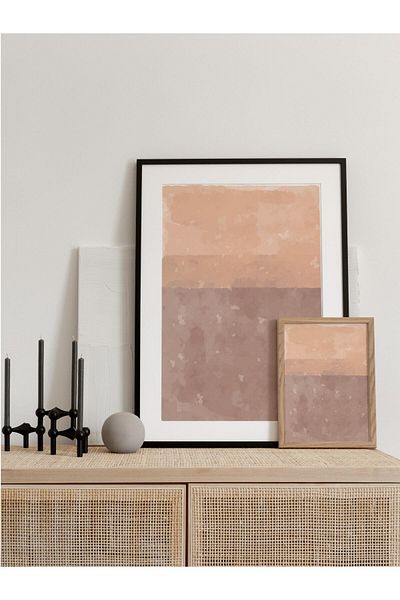 Postifull Modern Drawing and Aesthetic Wall Painting, Frameless Poster, Living Room, Kitchen and Office Wall Decoration