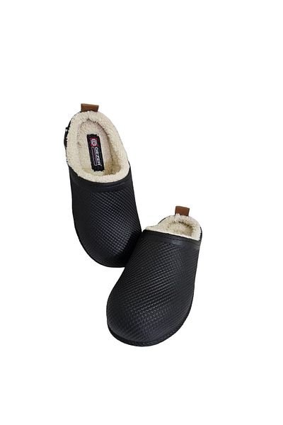 GEZER GZ14769 Women's Black Fur Eva Slippers