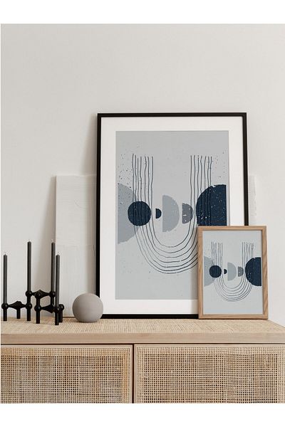 Postifull Botanical Illustration and Aesthetic Poster, Boho Wall Decor, Unframed 30cm X 42cm, Large Size Wall Painting