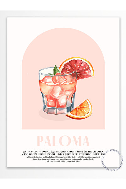 Postifull Αφίσα τοίχου με θέμα το κοκτέιλ - Αφίσα χωρίς πλαίσιο, Διακόσμηση τ...