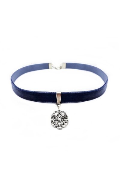 Bijustore Aşk Düğümü Choker Tasma Kolye