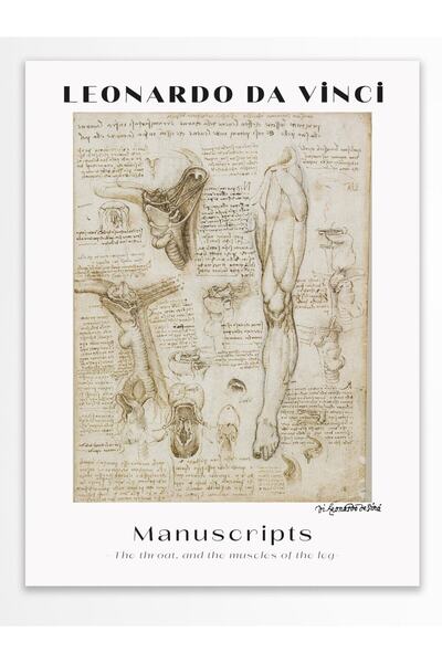 Postifull Αφίσα τοίχου Leonardo Da Vinci - Σειρά Art - Χοντρό χαρτί - Χωρίς π...