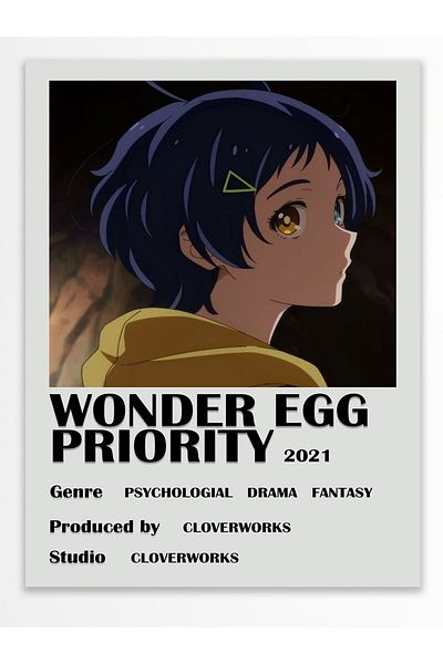 Postifull Αφίσα Anime - Χαρτί με χοντρή επίστρωση, διακόσμηση Duar χωρίς πλαίσιο
