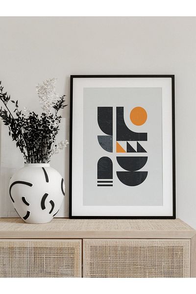 Postifull Modern Bauhaus and Aesthetic Poster, Boho Wall Decor, Unframed 30cm X 42Cm,Large Size Wall Painting