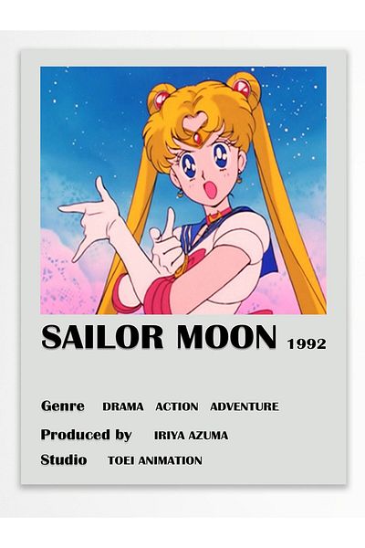 Postifull Αφίσα Anime - Χαρτί με χοντρή επίστρωση, διακόσμηση Duar χωρίς πλαίσιο
