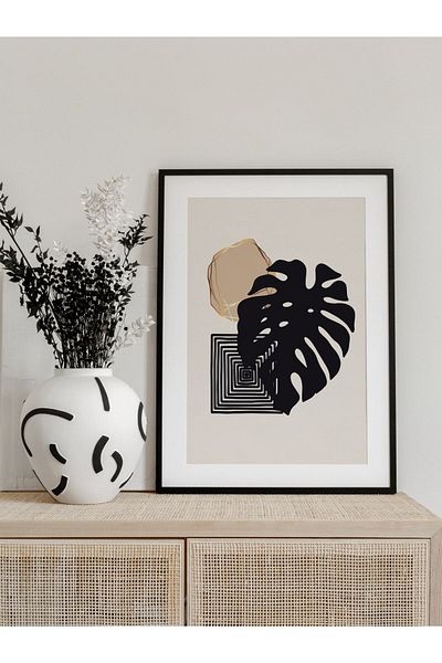 Postifull Pictură Geometrică și Estetică, Poster fără cadru, Decor de perete pentru Sufragerie, Bucătărie și Birou