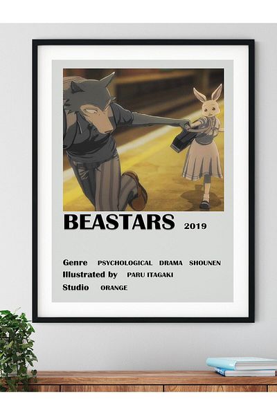 Postifull Αφίσα Beastars Anime - Χαρτί με χοντρή επίστρωση, διακόσμηση τοίχου χωρίς πλαίσιο