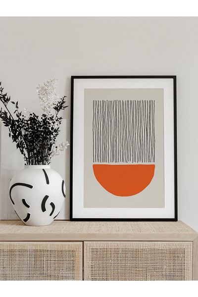 Postifull Minimal and Aesthetic Wall Painting, Frameless Poster, Living Room, Kitchen and Office Wall Decoration