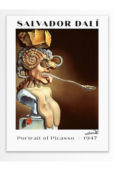 Postifull Αφίσα τοίχου Salvador Dali - Διακόσμηση τοίχων - Αφίσες σειράς τέχνης - Χοντρό χαρτί - Χωρίς πλαίσιο