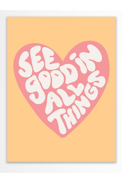 Postifull Aesthetic Wall Painting - Wall Poster - Lettering Art Wall Decor - Unframed - Thick Art Paper