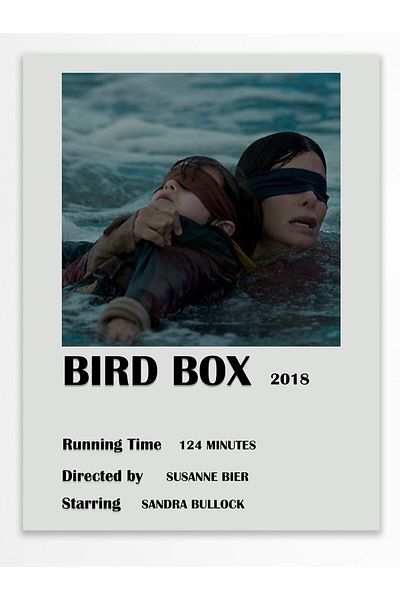 Postifull Αφίσα ταινίας - Αφίσα τοίχου - Αφίσα Polaroid Design, Χωρίς πλαίσιο - Χαρτί με παχιά επίστρωση