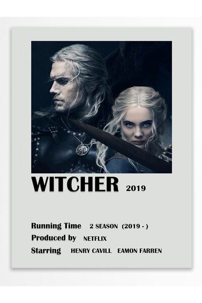 Postifull Αφίσα Witcher Rimless - Διακόσμηση τοίχου - Χαρτί με χοντρή επίστρω...