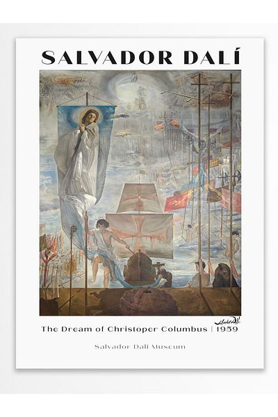 Postifull Αφίσα τοίχου Salvador Dali - Σειρά Art, Χοντρό χαρτί, Χωρίς πλαίσιο