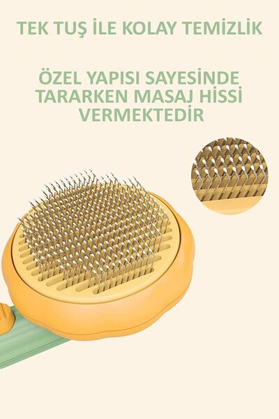 HAYHAYPETSHOP Kabak Tasarımlı Evcil Hayvan Tarağı