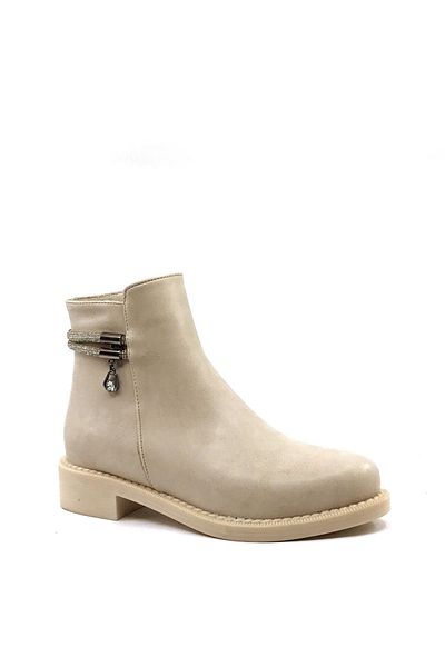 AYAKKABIMOOD Shoesmood Cc 407 Skin Skin Stone Γυναικείες Μπότες