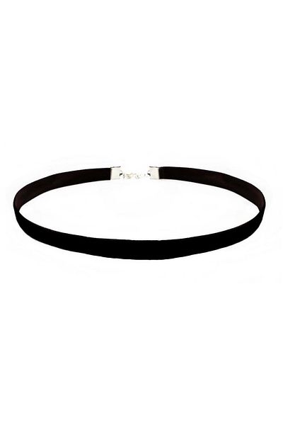 Bijustore Black Velvet Women's Choker Necklace