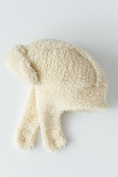 Mama Yoyo Baby&Kids Teddy Baby / Kids Beanie - Cream 0-2 Years