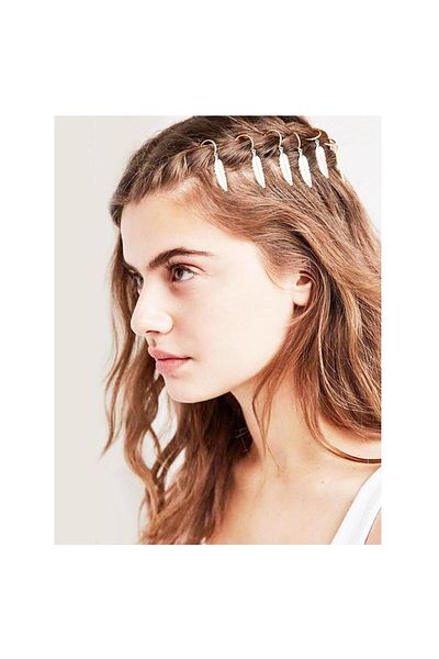 Bijustore Women's Feather Hair Earrings