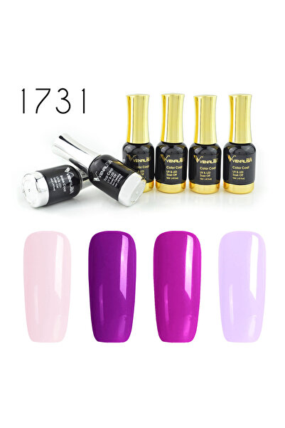 Venalisa 12 ml 2 Adet Katman Ojesi 4 Adet Renkli Uv Led Kalıcı Oje Set