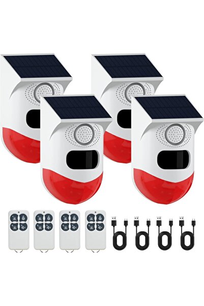 gaman 4 Adet Yabani Hayvan Hırsız Kovucu Güneş Enerjili Uzaktan Kumandalı Su ...
