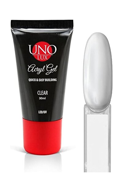 unogel Polygel 30 ml Clear Şeffaf Renk Polijel