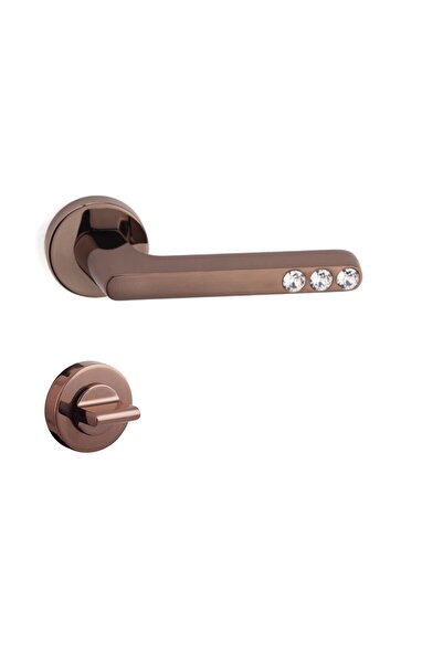 System SUETTO ROZETLİ KAPI KOLU ROSE RENK WC