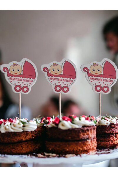 Happyland Welcome Baby New Model Presentation Toothpick with Stroller Pink 20...