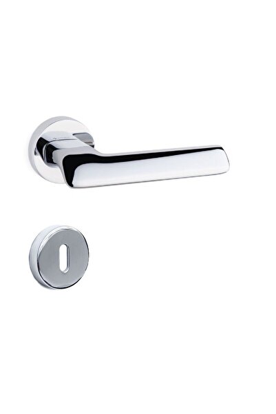 System LETO ROZETLİ KAPI KOLU KROM RENK ODA