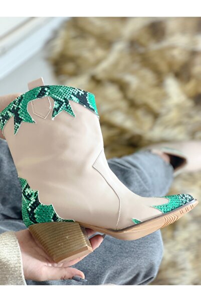 irmona DORİ ΜΠΕΖ ΔΕΡΜΑ ΠΡΑΣΙΝΟ ΦΙΛΙ ΔΕΡΜΑ ΛΕΠΤΟΜΕΡΕΙΑ DALLAS WESTERN ΜΠΟΤΕΣ