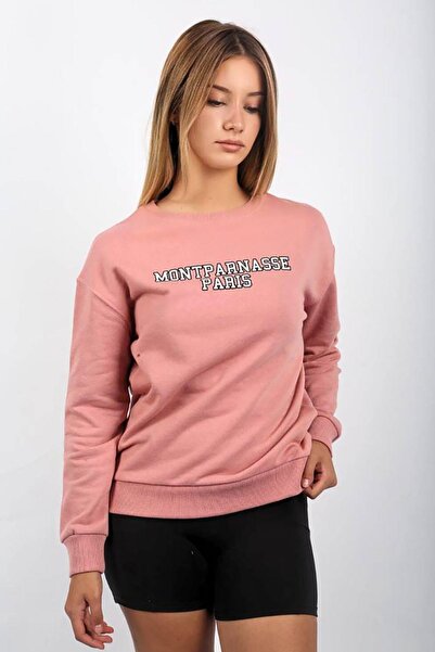 Seeh Φούτερ με λαιμόκοψη σε σκόνη SH112