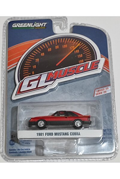 Greenlight 1981 Ford Mustang Cobra 1:64 Scale Mini Metal Car