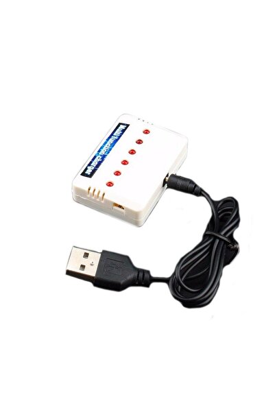 Profisher Lipo Pil 6 Lı Şarj Cihazı 4 Xh Beyaz-2 Jst Kırmızı Soket