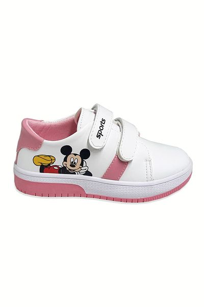 welissa Pantofi sport pentru copii alb roz