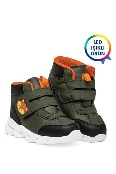 Cool Kids Riwi Erkek Çocuk Işıklı Outdoor Bot Haki