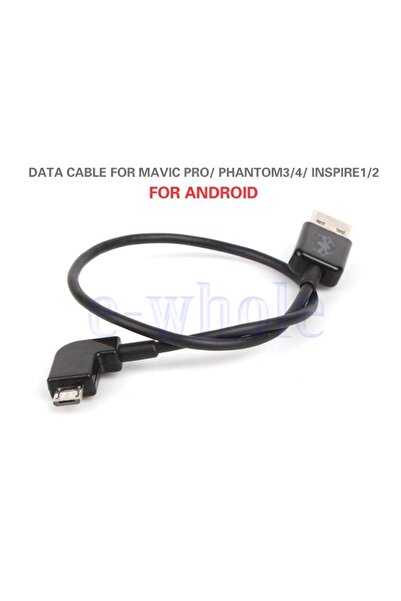 Profisher Djı Mavic Pro Kumanda Uzatma Kablosu Mikro Telefon Tablet