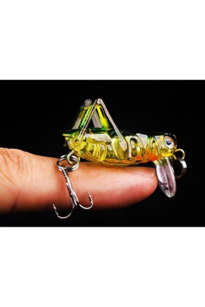 Profisher 5 Renk Set 1 Kanca Sahte Yem 3 gr 4 Cm Grasshopper