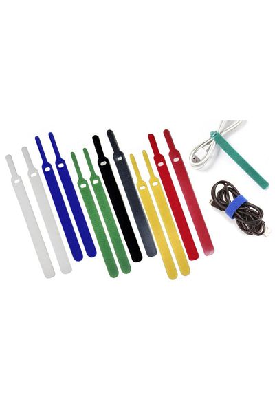 Profisher Nylon Cable Ties 2*6 Colors 1.2cm*15cm Needle Type 12 Pieces Set
