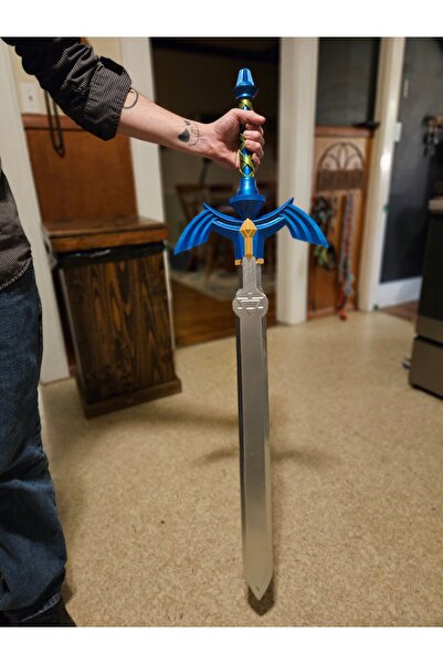 TuransoyCraft Legend of Zelda Master Sword Legend of Zelda Usta Kılıcı Gerçek Boy