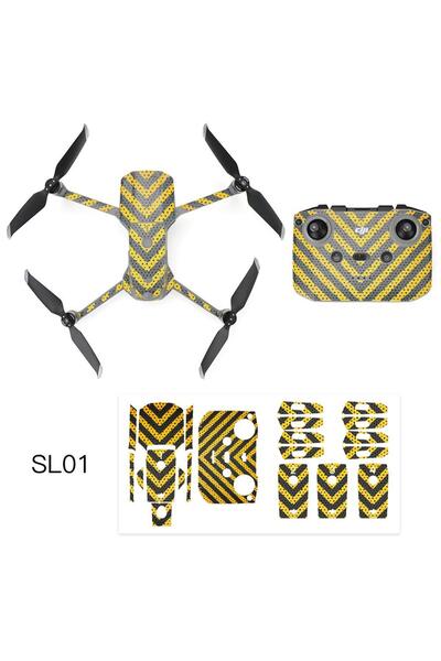 Profisher Djı Mavic Air 2 Gövde Kumanda Ve Pil Için 3m Film Çıkartma Seti