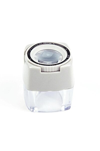 Profisher عدسة أكريليك مكبرة بتركيز 8x، حامل مكعب للطاولة قابل للتعديل