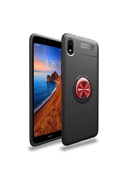 GRABONO Xiaomi Redmi 7A Case Tpu Silicone with Ring and Magnetic Car Holder