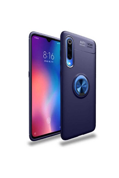 GRABONO جراب Xiaomi Mi 9 Lite مصنوع من السيليكون TPU مع حلقة وحامل سيارة مغنا...