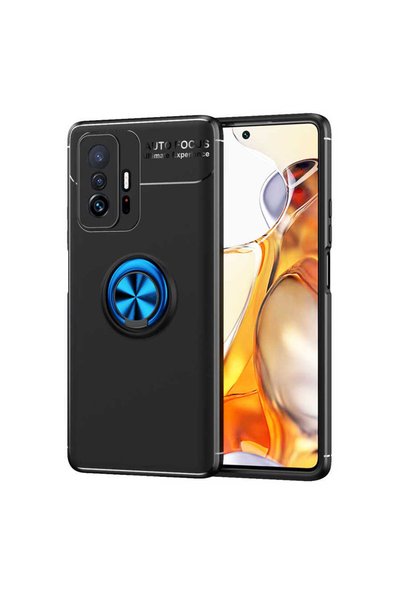 GRABONO Xiaomi Mi 11t Pro 5g Case Tpu Silicone with Ring and Magnetic Car Holder