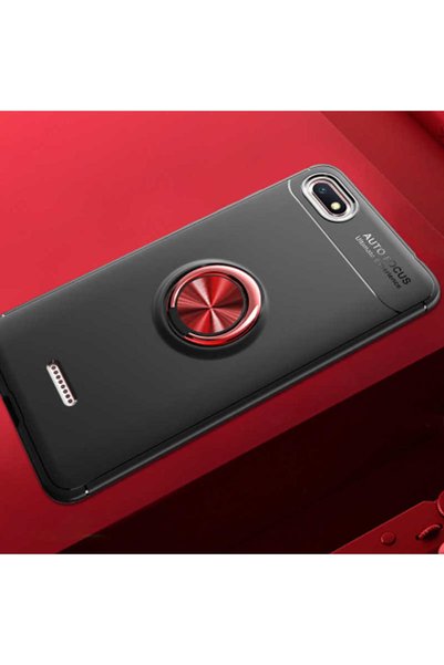 GRABONO غلاف هاتف Xiaomi Redmi 6A مصنوع من السيليكون TPU مع حلقة وحامل سيارة ...