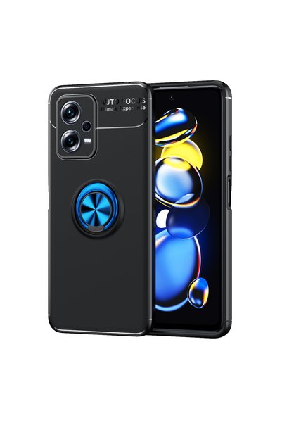 GRABONO Xiaomi Redmi Note 12 5g Case Tpu Silicone with Ring and Magnetic Car ...