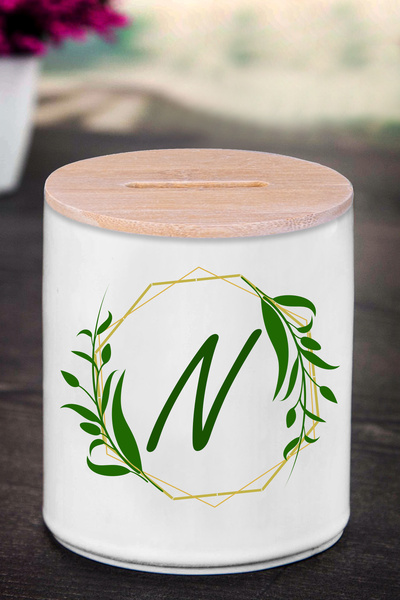 Bytwo Slovo N Kasica prasica (KERAMIKA) - Kursiv N - K259